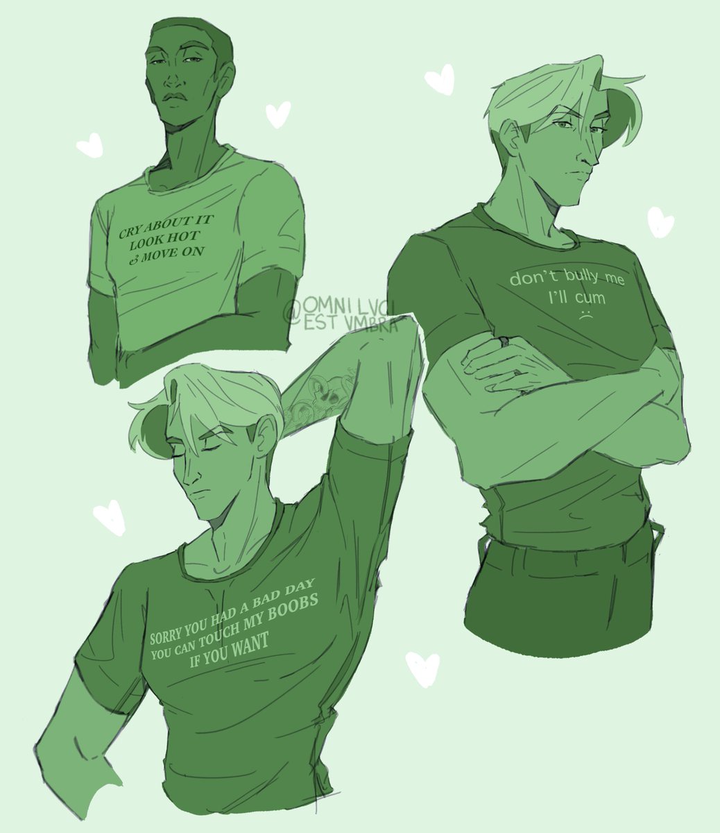 Silly T Shirts Round 1
(two dracos and blaise)