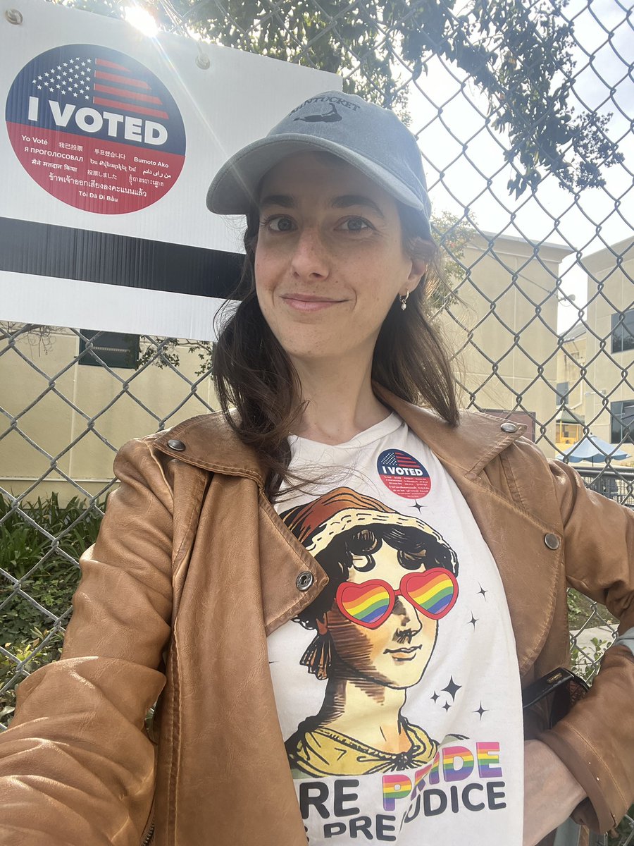 More pride. Less prejudice. Go vote! 💙🗳️