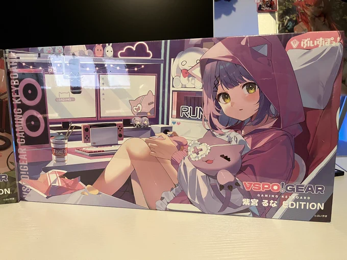 ぶいすぽキーボード届いた! 
