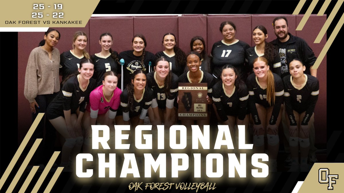 OFHSAthletics's tweet photo. Good Luck to our volleyball REGIONAL CHAMPIONS as they compete in the Sectional tournament tonight! Your Bengals will face Evergreen Park down in Kankakee at 7pm! ๐ฏ๐ #LetsGoBengals!! https://t.co/PTQYwnG4dI