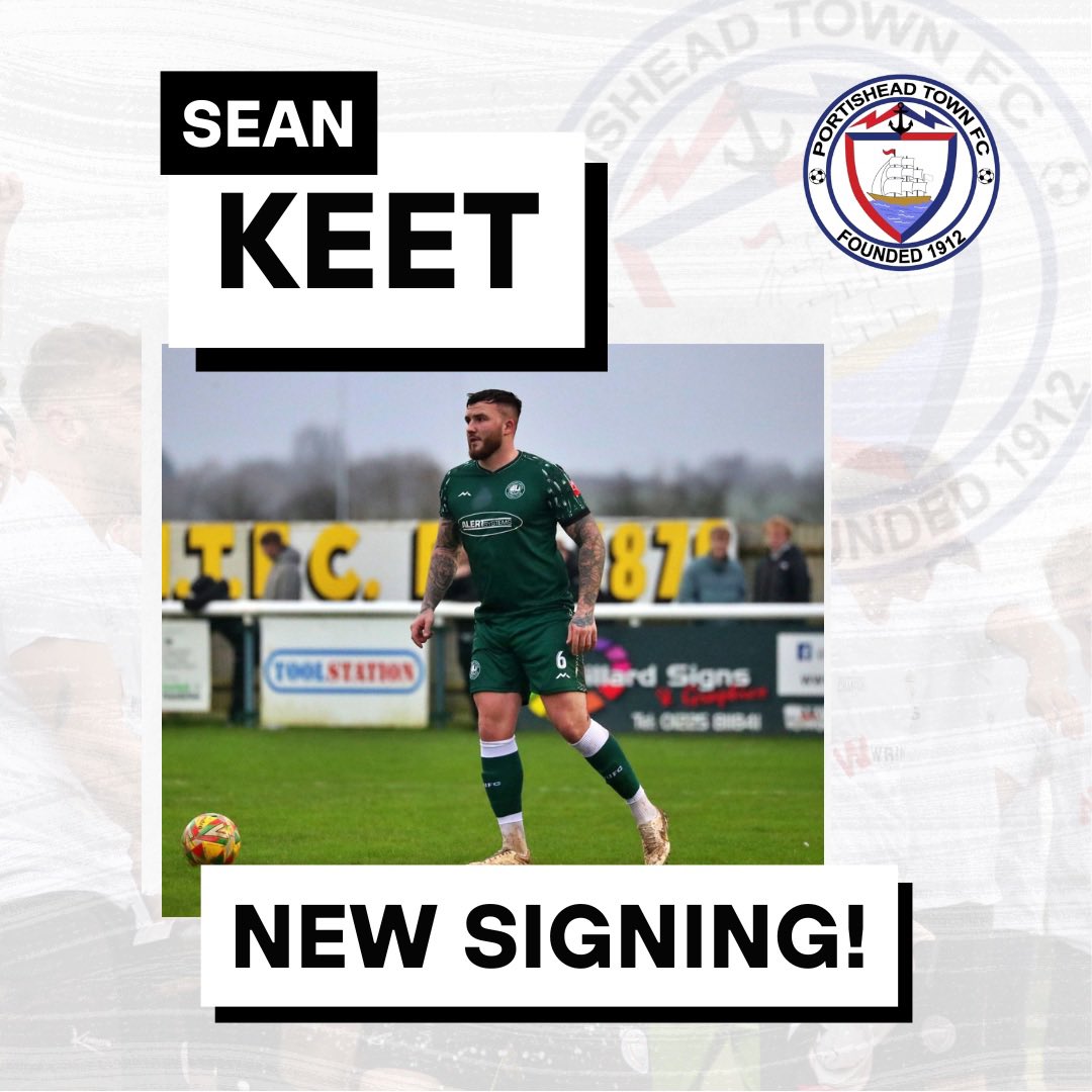 PortisheadTown's tweet image. 🚨 NEW SIGNING! 🚨

A very warm #posset welcome to Sean Keet 🙌 Sean joins us from Yate Town, having previously also played for Westbury.

A dominant centre half Keetsy will bring added strength, experience and depth to the defence.

#uptheposset ⚪️⚫️