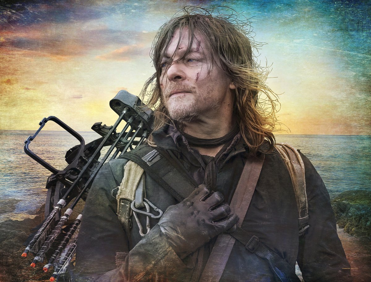 CarrionTrilevel's tweet image. #Day3839 #TWD

   Pic 3,839 #DarylDixon @wwwbigbaldhead 

   From here ..

   And then back again ..