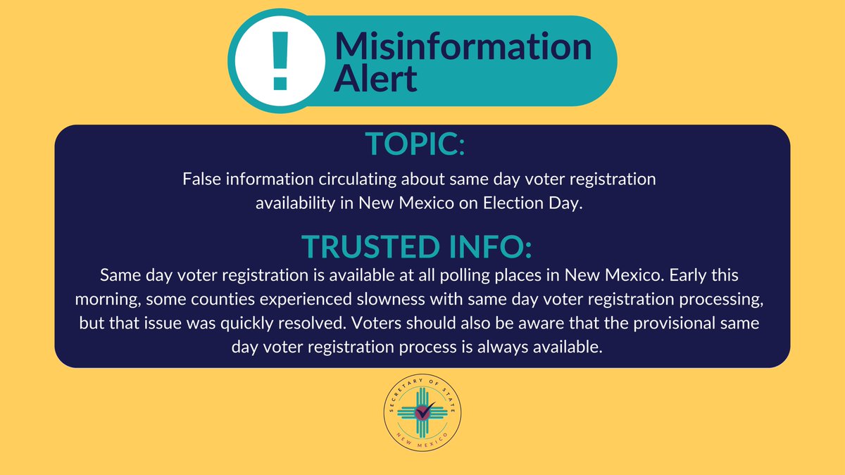 New Mexico Secretary of State tweet media