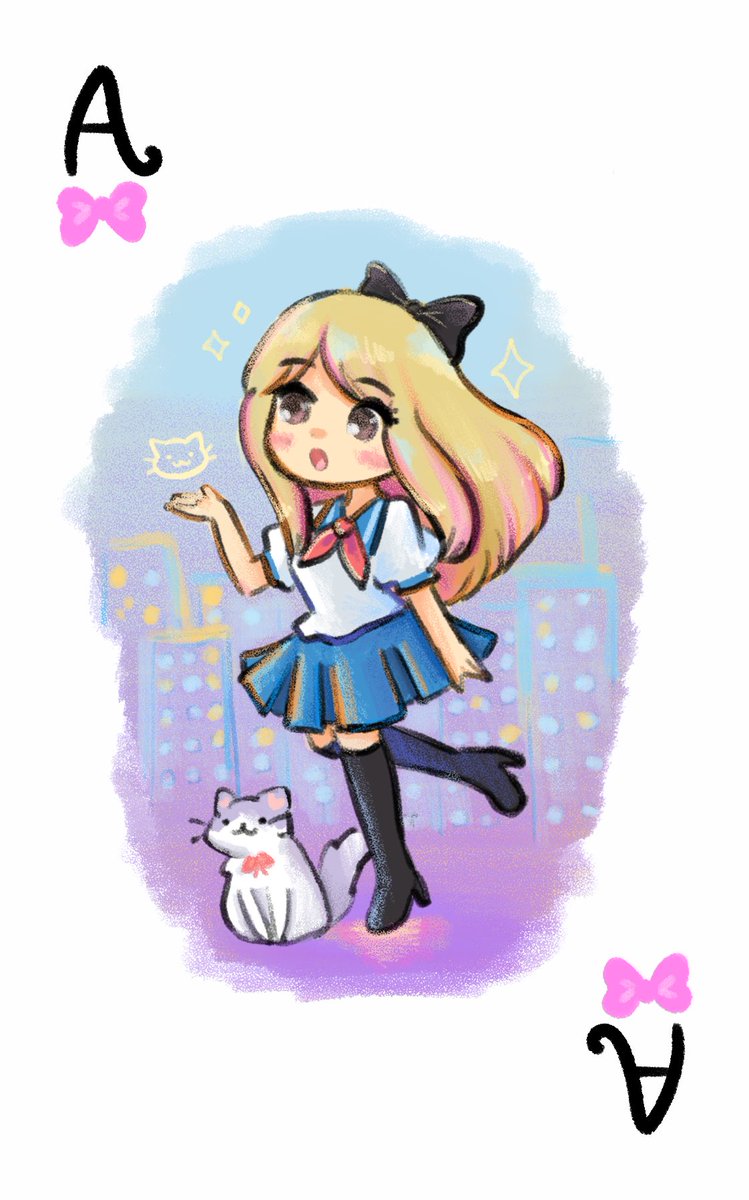 「otv card designs i did! the aces 」|lily 🌸のイラスト