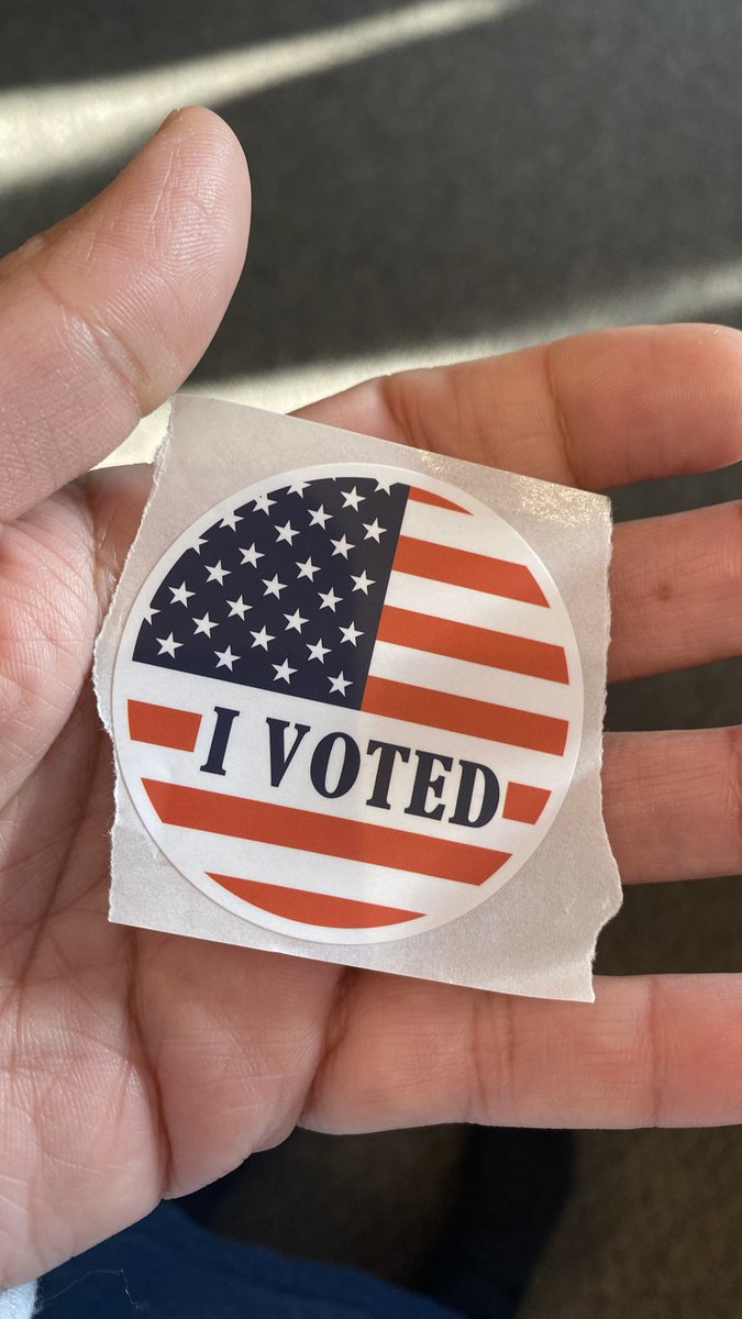 cpheydt's tweet photo. I voted ! https://t.co/42fvjcHhJ1