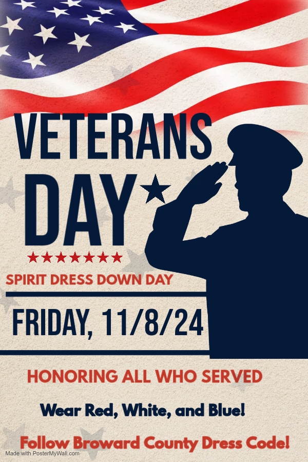 gladesmiddlepta's tweet photo. Hello Cougars!
Tomorrow, 11/06: Bring 2 items for Harvest Drive;
Basketball Game vs @STrailMiddle
Chik FilA will be available for purchase  
11/07: ACE Meeting @ESEbroward
11/08: Veteran's Day Spirit @Glades_MS https://t.co/c1UptsZT3x