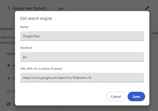 psiphiorg's tweet photo. @wrongbyte If you click the Web tab, you can see just search results, without all the fancy things that Google likes to add.  You can also set your default search, when you just type into the URL bar and hit enter, to use the Web tab automatically, by editing your browser settings. https://t.co/OnTbwq74mK