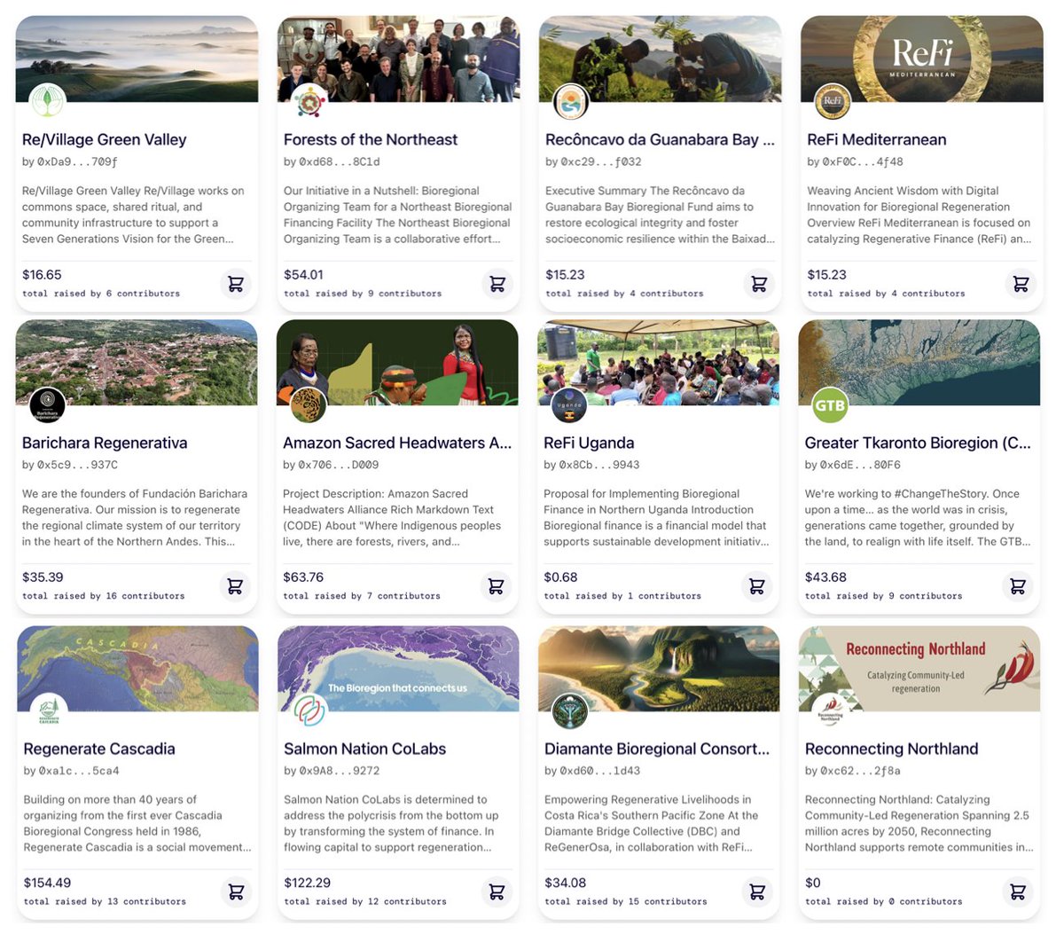 One day left to support these 14 AMAZING bioregional regeneration efforts in the #BioFiPathfinders round on <a href="/gitcoin/">Gitcoin</a>...

Go here to donate with crypto:
explorer.gitcoin.co/#/round/42220/…

And here to donate with PayPal or credit card:
qf.viaprize.org/biofipathfinde…