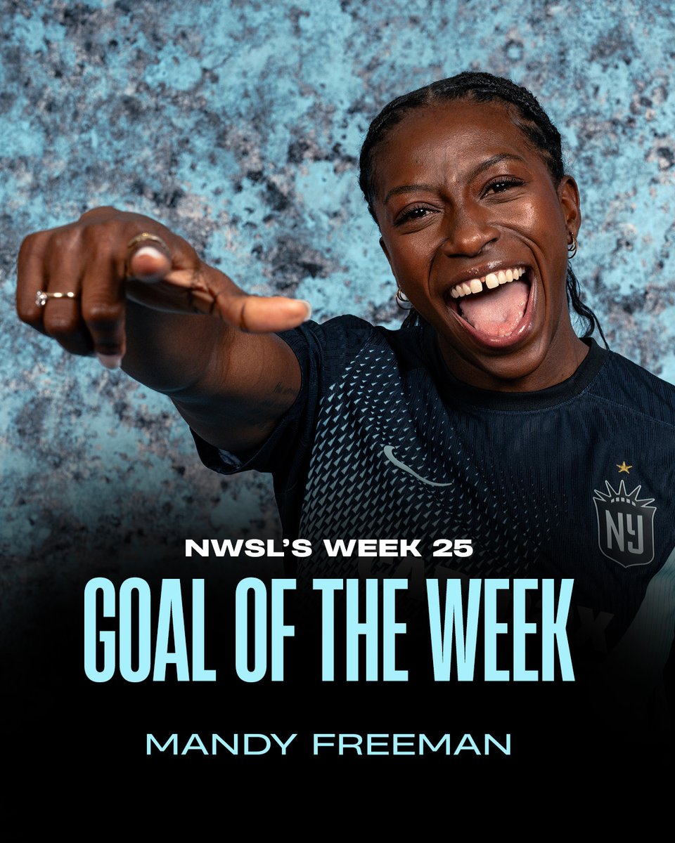 GothamFC's tweet image. First @NWSL Goal with #GothamFC HAD to be Goal of the Week.

Congrats, @x_Mandii! 🤩🫶