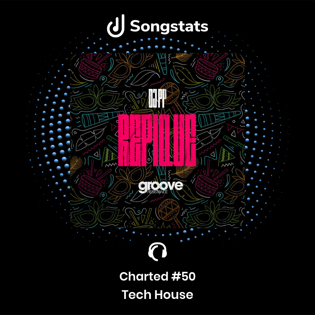 <a href="/oficialdjpp/">GabrielRochaakaDJPP</a> Heck yeah! Your track "Repique" reached #50 in the Tech House Charts on Traxsource! See all your stats on the Songstats App.