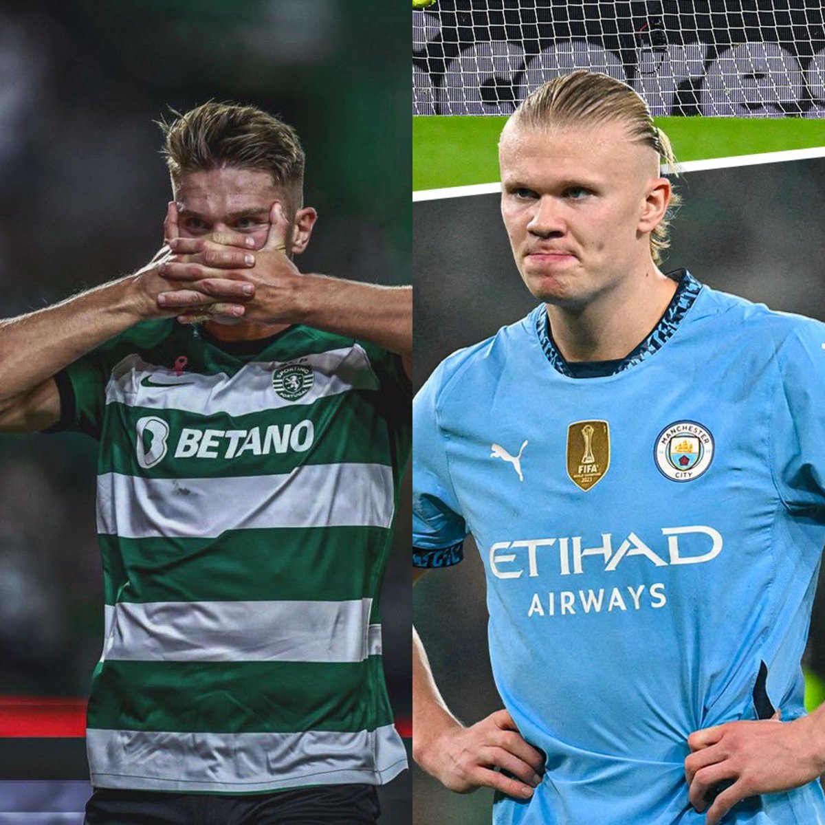 UTDKarra's tweet photo. Repost if Viktor Gyokeres is better than Haaland

And if you want Man Utd to sign him for Ruben Amorim https://t.co/lD2KV2BW5s