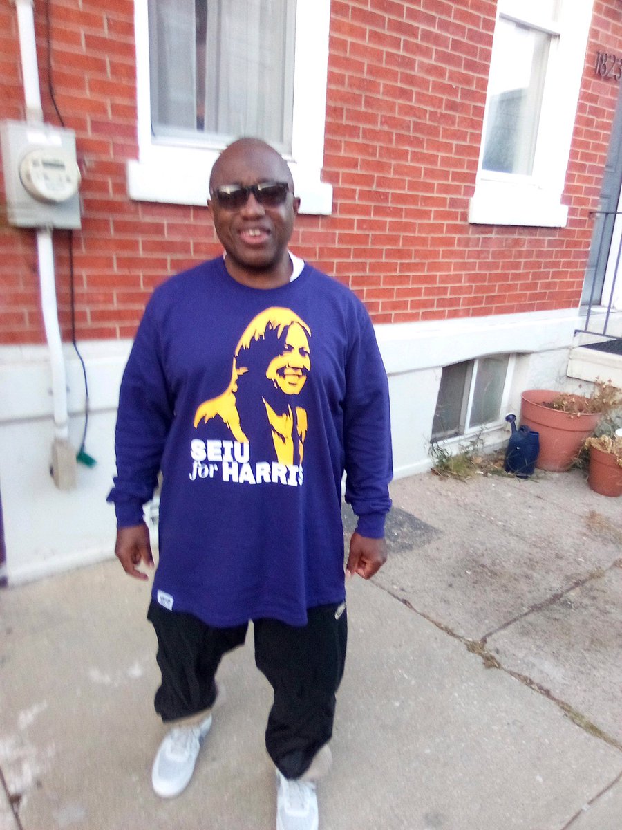 saleemholbrook's tweet photo. Two of my comrades voted for the first time after being released from prison. Both were serving wrongful life without parole sentences. Zaki served over 40 years and CL served 27. CL works at Abolitionist Law Center as our Family Outreach Coordinator. Self determination. https://t.co/muMbGvGqw8