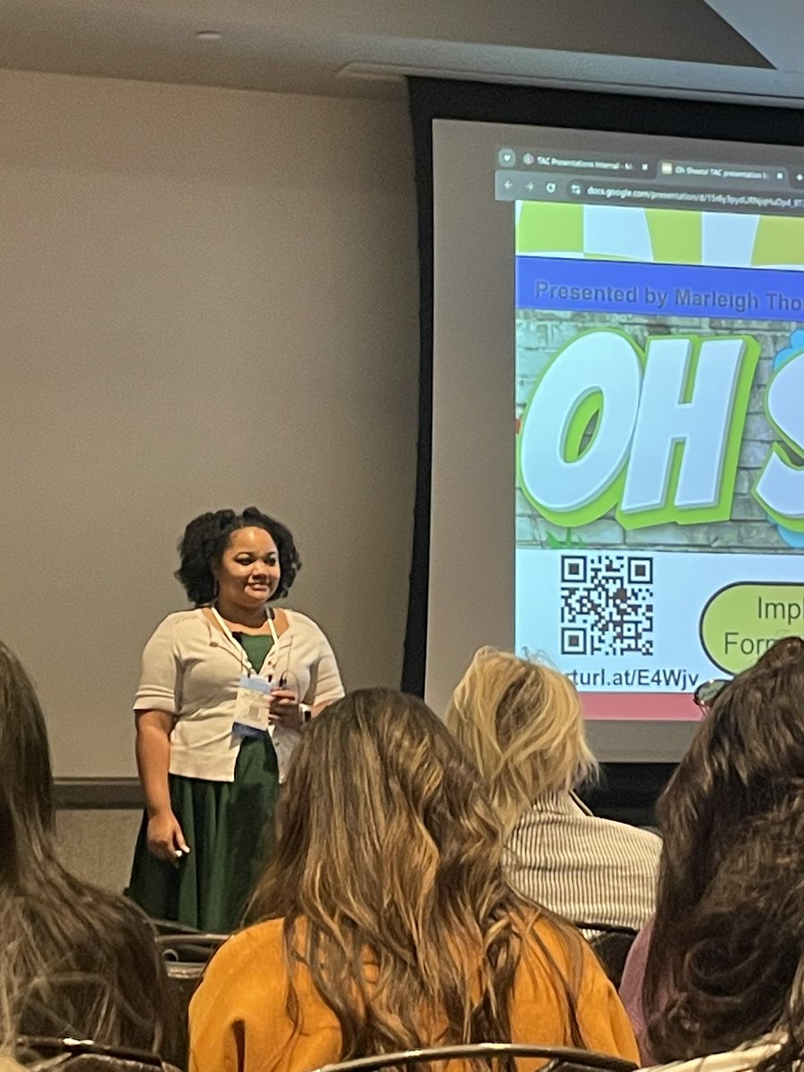 NikoleFoote's tweet photo. Best session of the whole conference so far. Yes, even over Gerry Brooks! This will make life so much better!!!!! Thank you, Matreigh Thomas!!! 🙌🏻🎉❤️ @KIPP Texas Assessment Conference https://t.co/8rssFDnXXv