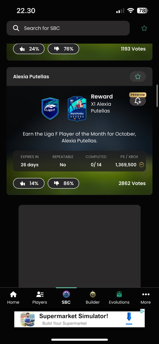 Halby_Trading's tweet image. With fodder dropping in price is Putellas not looking like good value now??🤔

Only thing is fodder is hard to get 😅