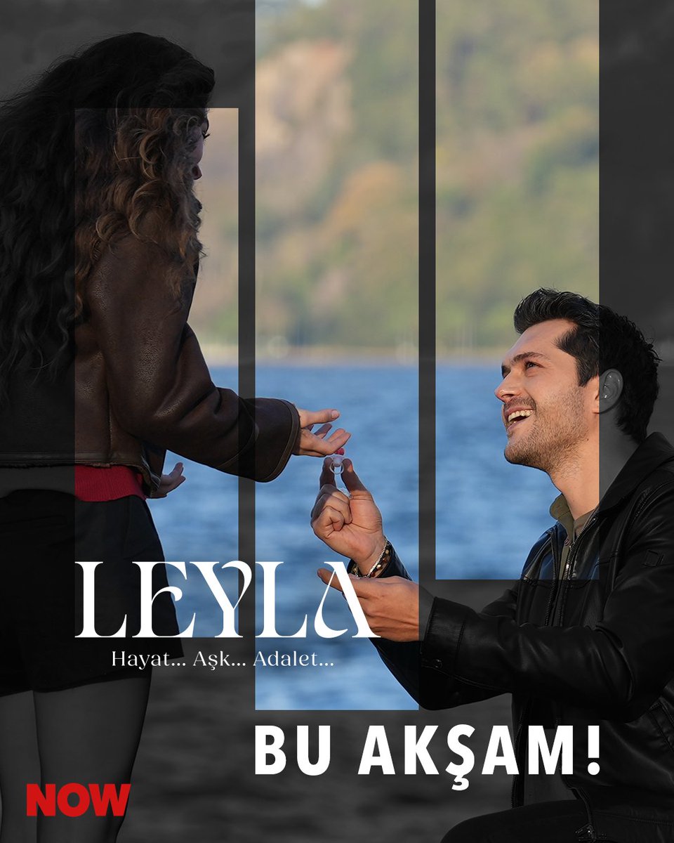 nowtvturkiye's tweet photo. Civan’dan Leyla’ya evlilik teklifi! 💍 #leylahayataşkadalet yeni bölümüyle 20.00’de NOW’da. @leyladiziresmi https://t.co/GZ8EUNFuSz