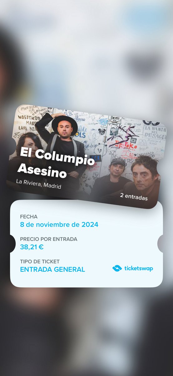 belenzgz's tweet photo. Sintiéndolo mucho no podremos ir a despedirnos de @columpioasesino. Las entradas están a la venta en https://t.co/DJtZJYk4Jr https://t.co/iFO3gQbpX0