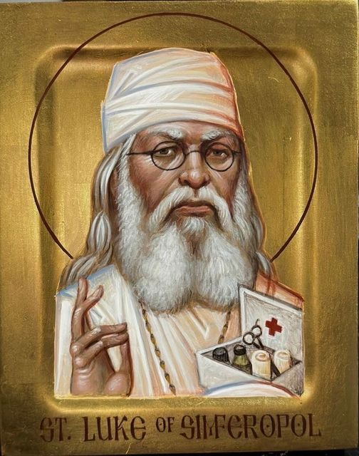 pgclegg48's tweet photo. A Prayer to Saint Luke
Holy Hierarch, Confessor, teacher of the Truth and Unmercenary Physician Luke, we bend the knees of our Souls and bodies and fall before your precious and healing Relics, and we entreat you, as children to their father. Hearken unto us sinners. Amen. https://t.co/f6nUimgYfG