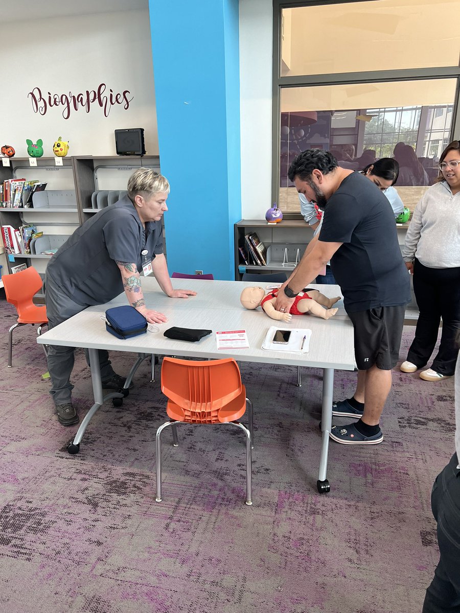 MrsWiniecki's tweet photo. Thank you, @AllyMedicalER for providing CPR training to our staff today! ♥️ https://t.co/D3D6t0TOsZ