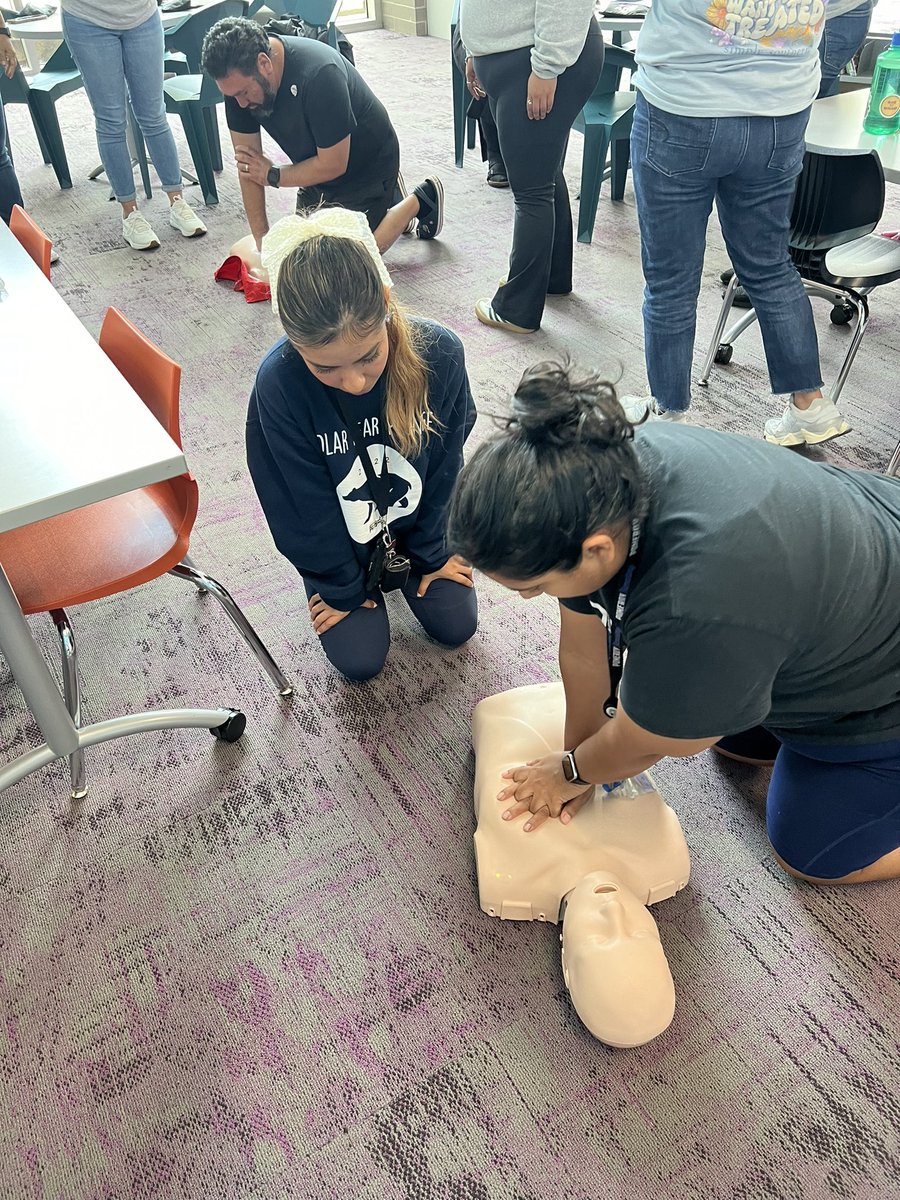 MrsWiniecki's tweet photo. Thank you, @AllyMedicalER for providing CPR training to our staff today! ♥️ https://t.co/D3D6t0TOsZ