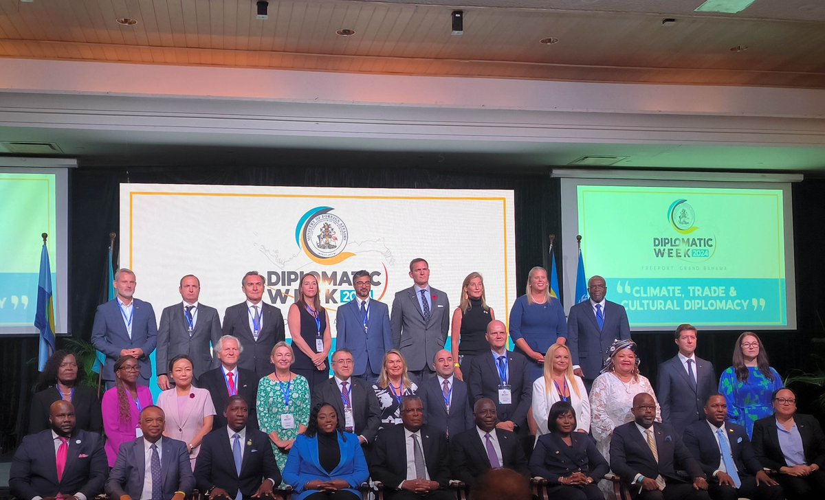 RuslanRzayev_'s tweet photo. Honored to speak at panel discussions on Sustainable Development Agenda for Climate Vulnerable States organized by @MOFABahamas within the #DiplomaticWeek about Azerbaijan COP29 Presidency's action agenda and initiatives https://t.co/Wcz62xGbbK