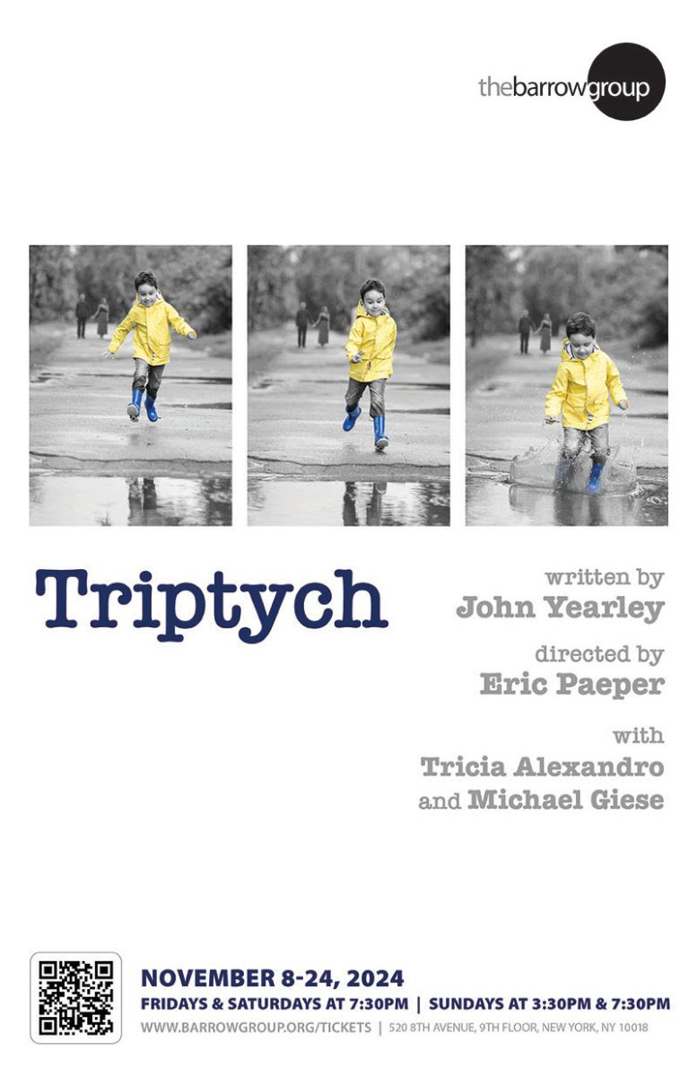 TRIPTYCH

One life-changing event. Two souls finding their way. Three bridges to cross.

Performing at the Barrow The Barrow Group Performing Arts Center

November 8 - 24, 2024
7:30 PM EST

TICKETS: barrowgroup.org/.../production…
$35

Participating #LPTWMember: Christine Cirker
