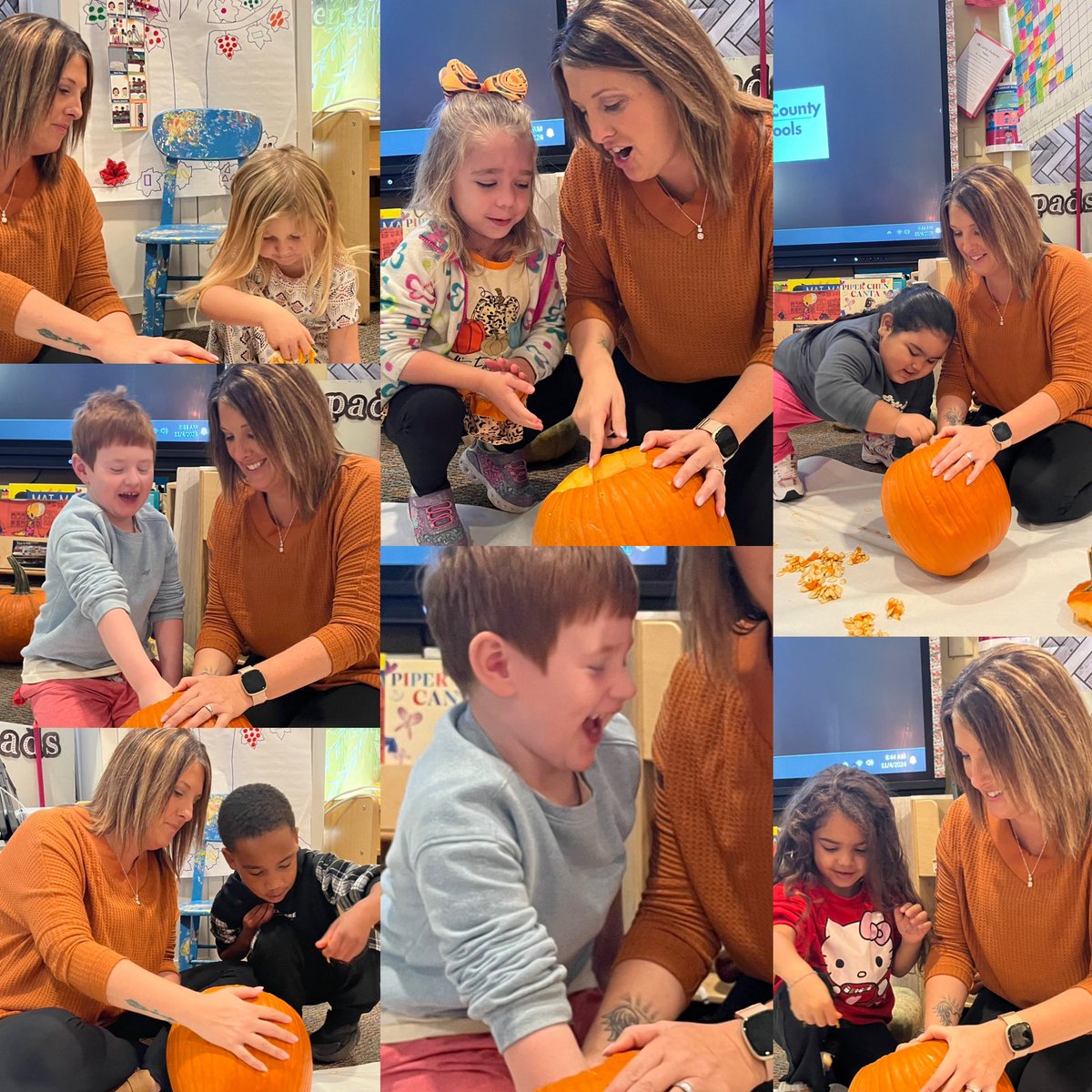 RCPS_EarlyLearn's tweet photo. Pumpkin Exploration #pumpkin #pumpkinexploration #dph #pat #prek #science https://t.co/KzMdElhoDH