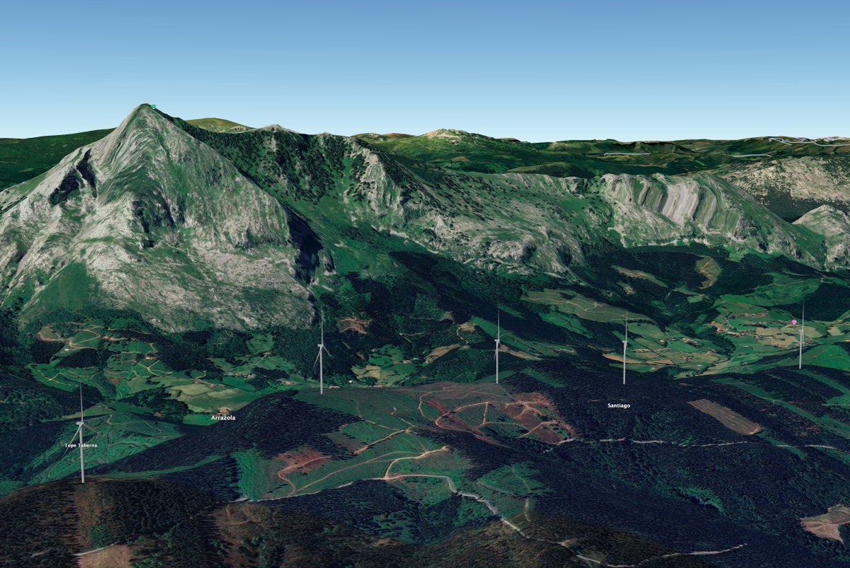 ⚠️ Bizkaian 3 proiektu berriekin eguneratzea.
⚠️ Actualización con 3 nuevos proyectos en Bizkaia.

✅ Mendia 1 (Enkarterri ⛰️Carobo)
✅ Mendia 2 (Zeanuri ⛰️Urrekoatxa)
✅ Mendia 3 (Elorrio ⛰️Memaia)

Guztiz: 28 parke 155 errota

Download .KMZ ▶️ labur.eus/eolikoak