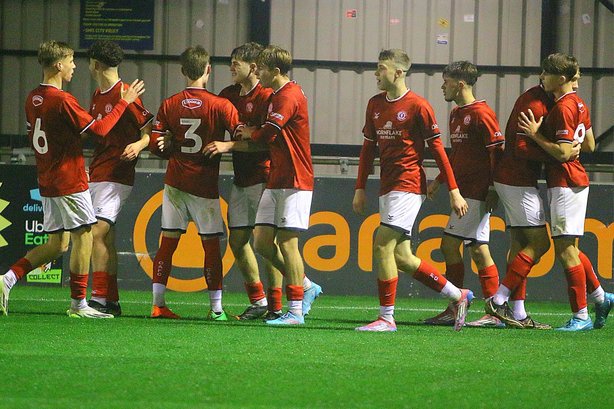 FT 1-2. The Railwaymen march into the second round of the FA Youth Cup thanks to a Jordan Hodkin brace. 

#CreweAlex