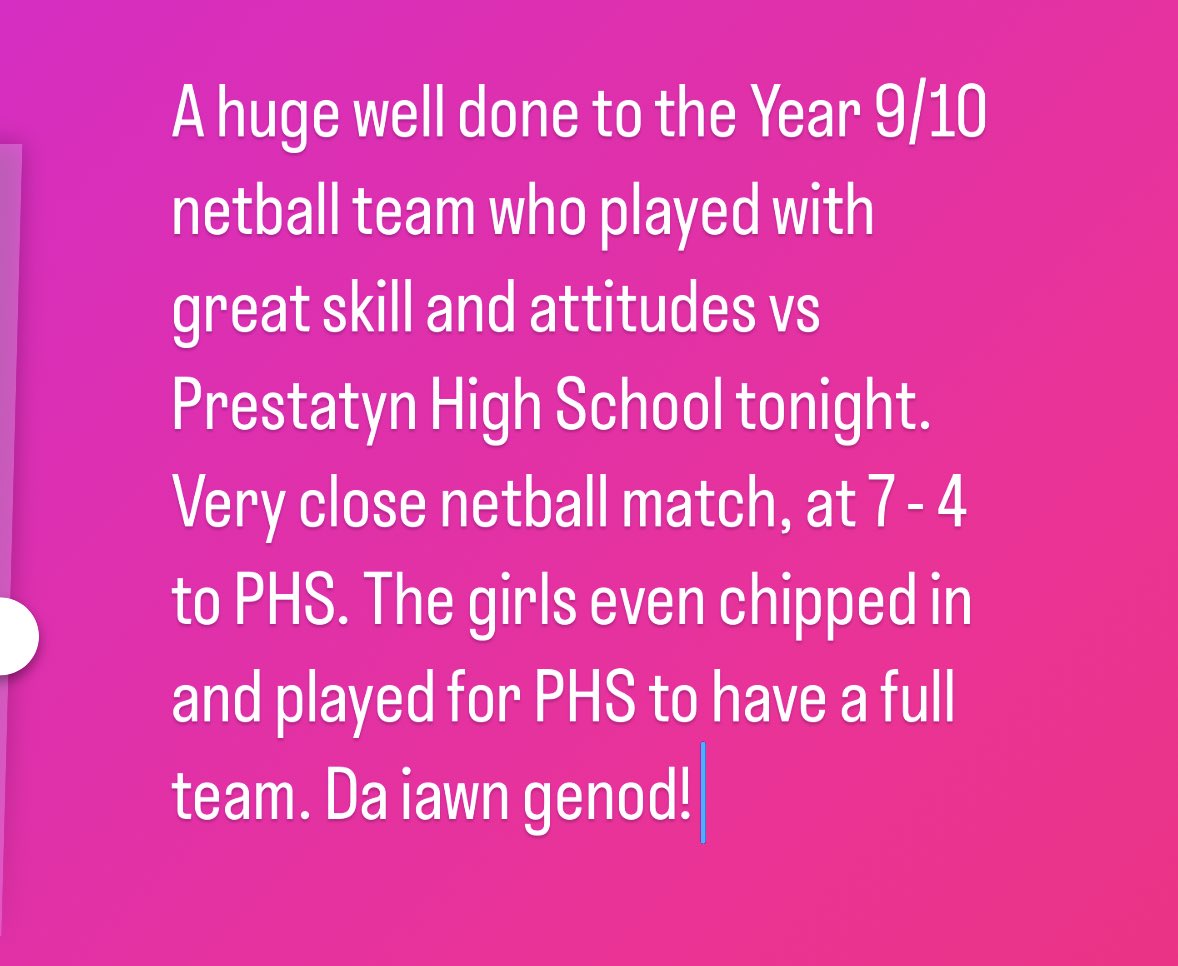 Christ the Word PE Department tweet media