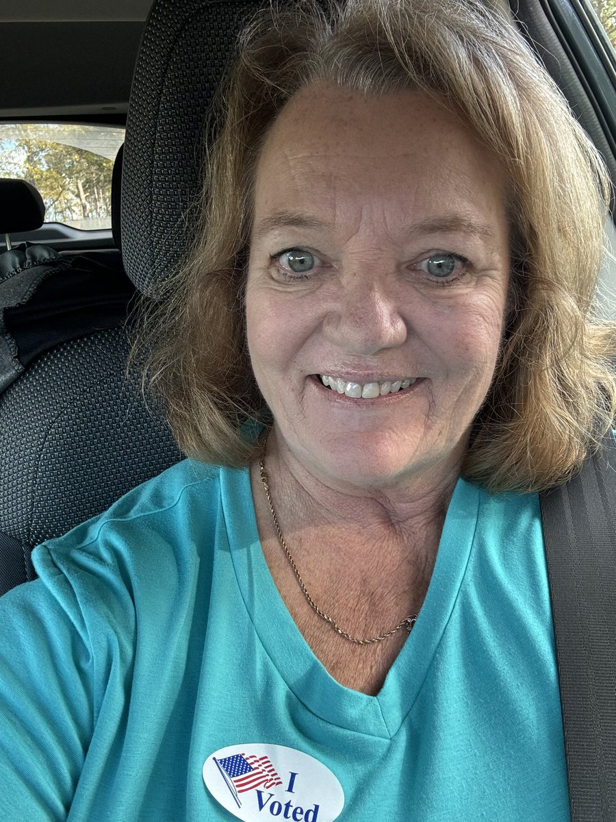 It felt like a big weight off my shoulders when I cast my ballot in Virginia for Harris/Walz and blue down the ticket!!