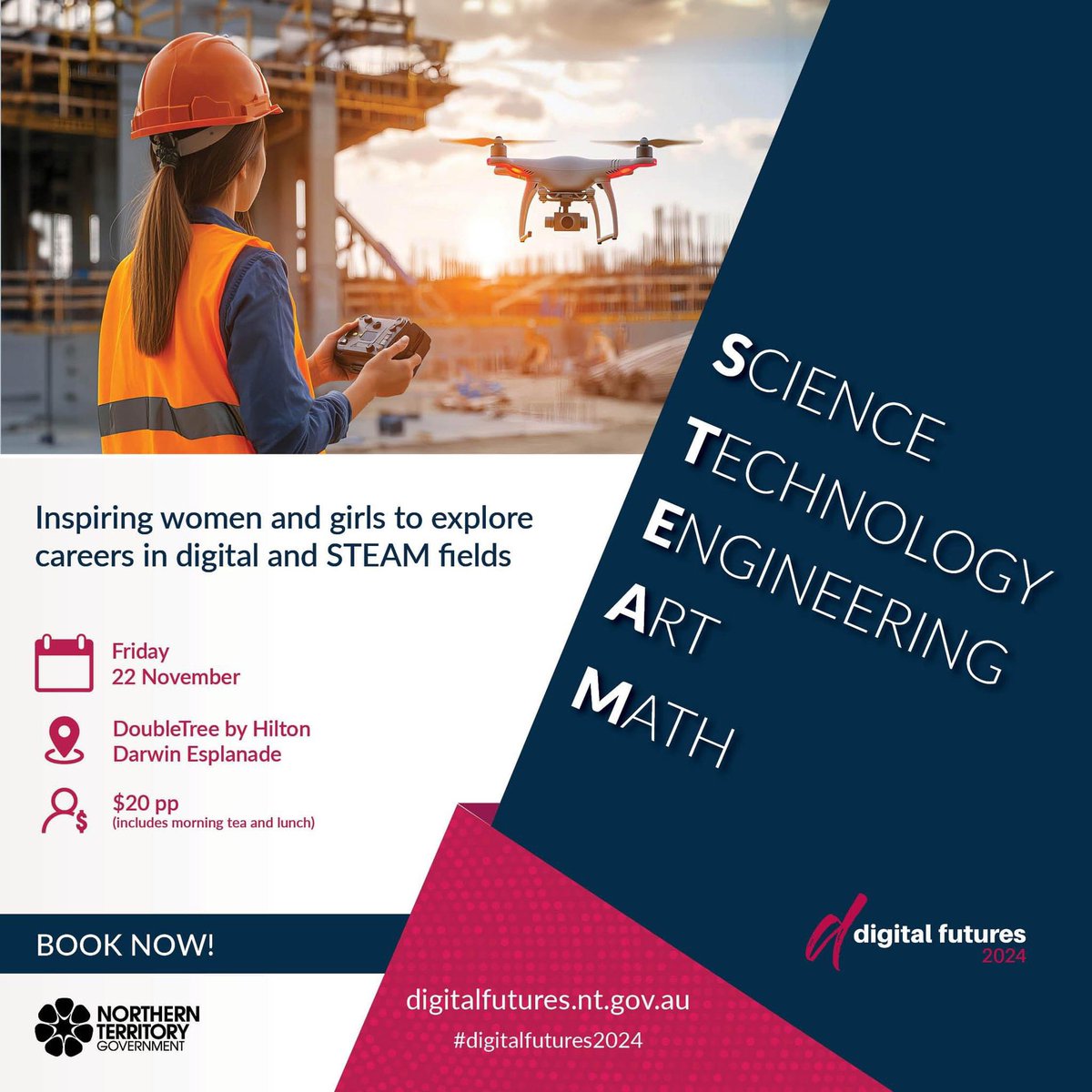 🚀 Excited about the future of tech? Join us at the Digital Futures event for hands-on experiences and inspiring talks from women leading the way in STEAM! 🌟

digitalterritory.nt.gov.au/showcase/digit…

#DigitalFuturesNT #WomenInTech #STEAM