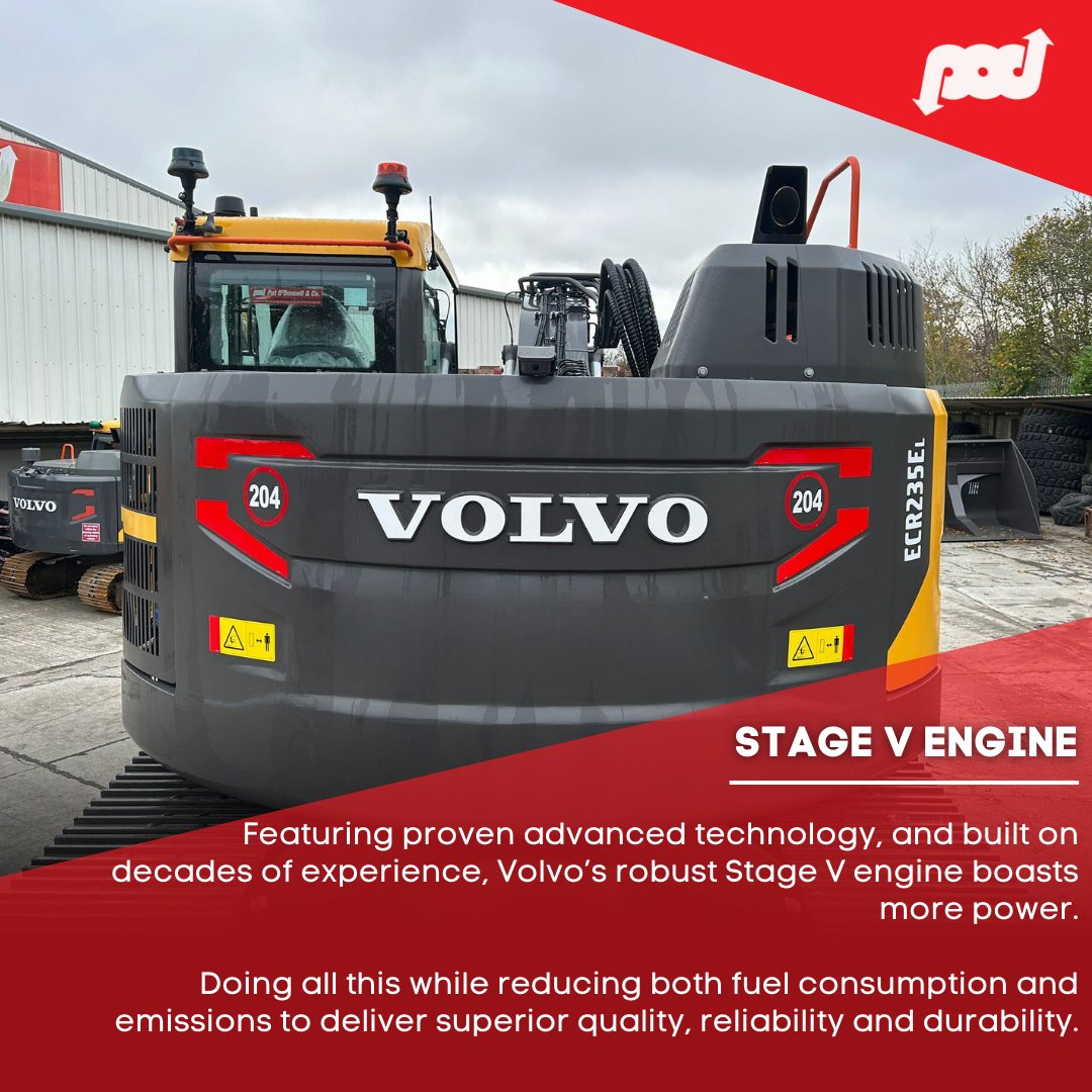PODMachines's tweet image. Today&apos;s machine of the week is the ECR235EL!

The ECR235EL - The optimized compact offers a short swing radius for operating in confined spaces without compromising on performance. 

Pat O&apos;Donnell &amp;amp; Co.
patodonnell.com

#volvoce #volvoloader #construction #heavymachinery
