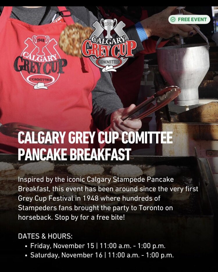 Make sure to come see down at the <a href="/GreyCupFestival/">The Grey Cup Festival</a> next week in Vancouver