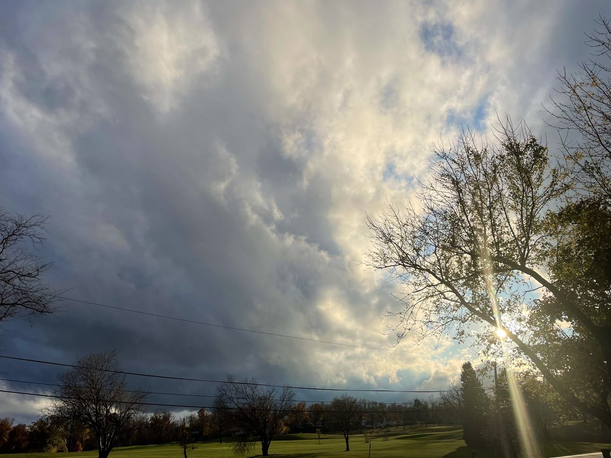 The sun is peeking out of the clouds after a very rainy and cloudy week. 💗