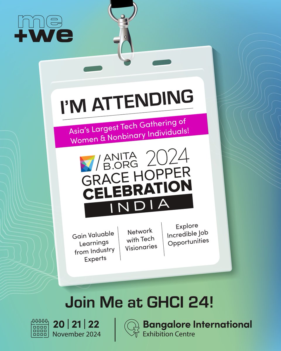 ritwika2004's tweet photo. got selected for the @AnitaBorg_India  GHCI'24 Advancing Inclusion Scholarship, to attend the Grace Hopper Celebration India 2024!!

#GHCI24 #GHCICommunity #TechForAll #WomenInTech #InclusiveInnovation  #VirtualTogether https://t.co/0isqtDRZGb