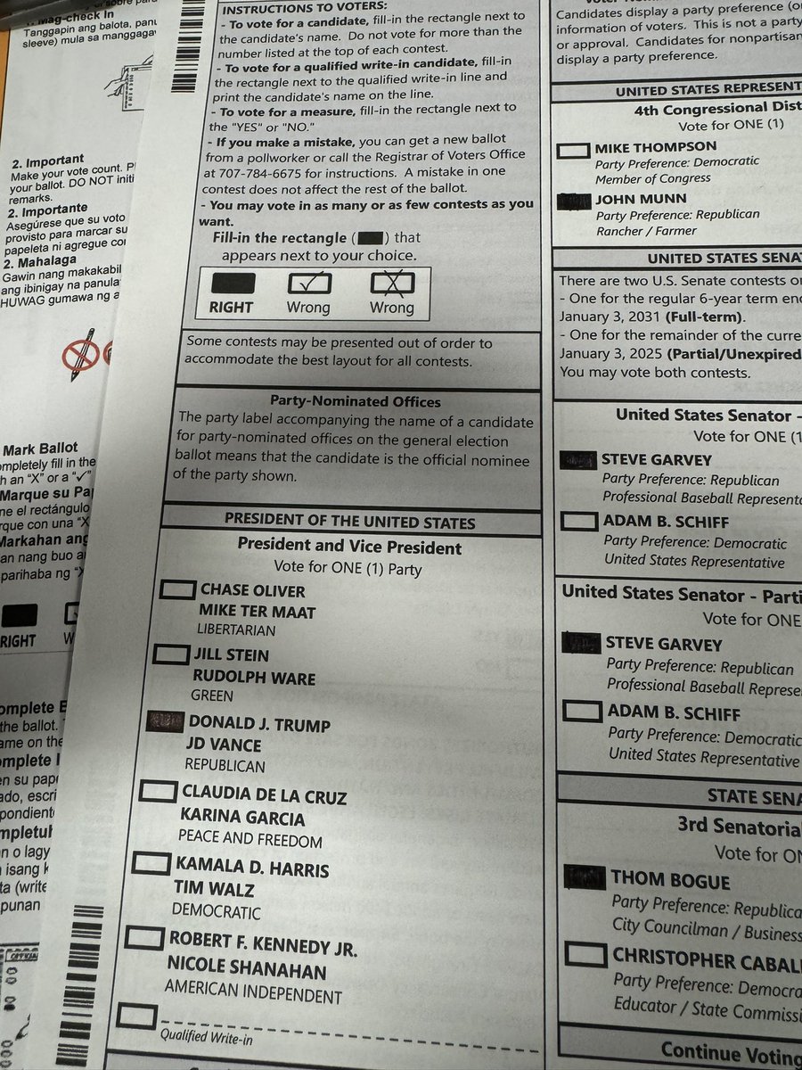 There’s still hope in Northern California. All of the guys I talked to who were voting at the same time as myself voted for Trump!

#trump2024 #MAGA