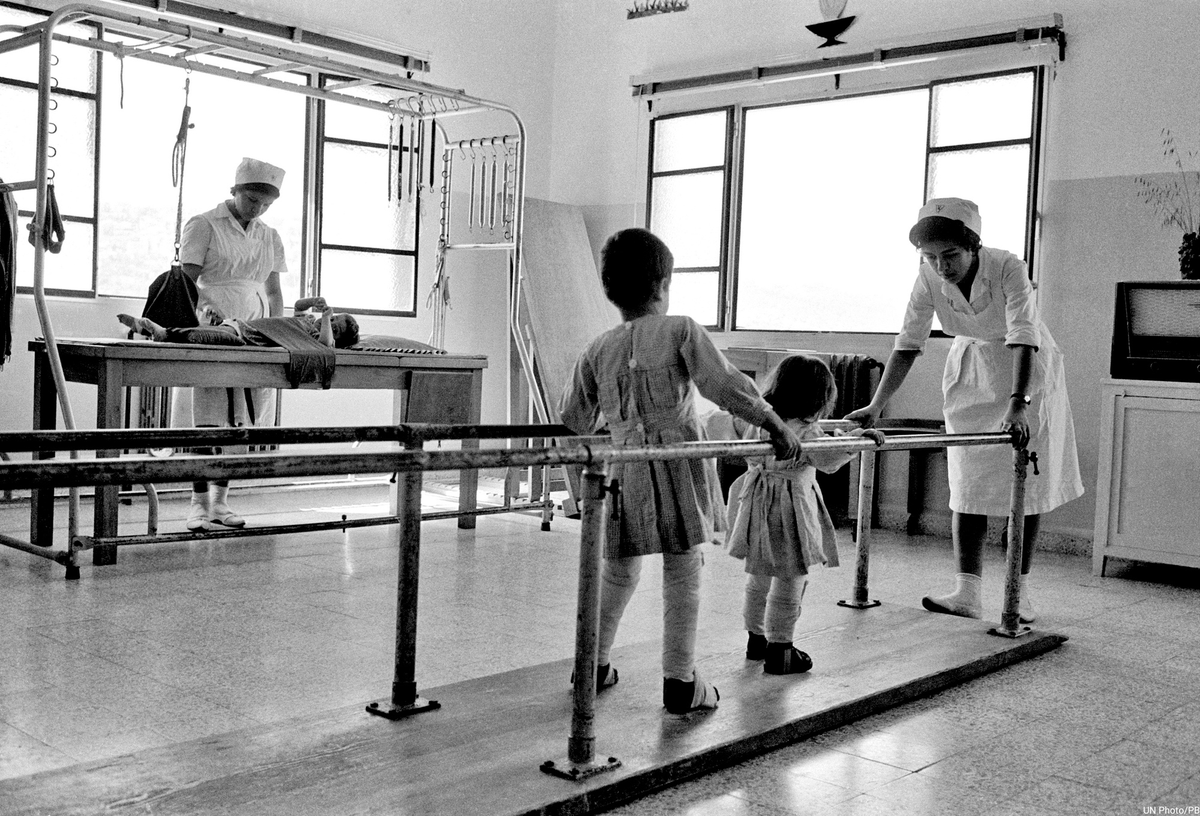 UN's tweet photo. For decades, @UNRWA has been supporting Palestine refugees with education, healthcare, shelter and more.

Take a look at the critical work the agency has been doing in the region for the last 74 years: https://t.co/z4gyZrLpu7 https://t.co/kk5Z9YFhx4