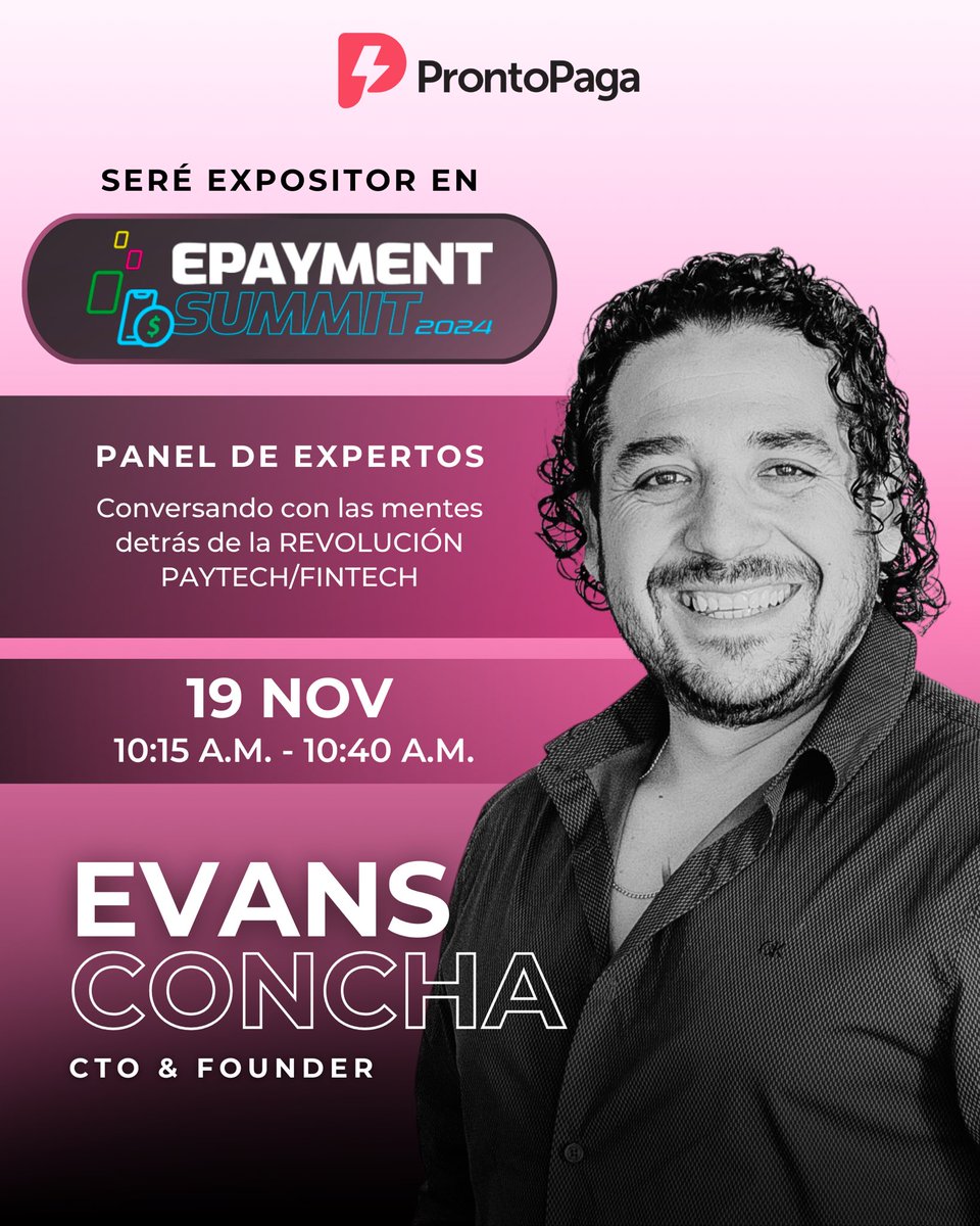 ProntoPaga's tweet photo. ¡Atención Perú! Estaremos en el Epayment Summit 2024  

Después del éxito que tuvimos en Miami 😎 🌴 estamos muy contentos de anunciar nuestra participación como sponsors en este importante evento organizado por CAPACE.

#EPaymentSummit #InstantPayOuts #ProntoPaga #CAPECE https://t.co/EgIgG4ljki