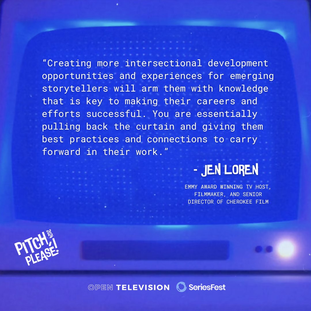 weareotv's tweet photo. Meet 1 of the Creative Advisors providing feedback to our pitching #OTVFellows at Pitch, Please! - Senior Director of @cherokeefilm Jen Loren!

Tune in LIVE on the #OTVAPP
Nov 22 @ 12pm CST
details @ https://t.co/i5jhMAyOMF
Download the #OTVAPP on Apple, Android, Roku, or FireTV https://t.co/MeXSFnZwcB
