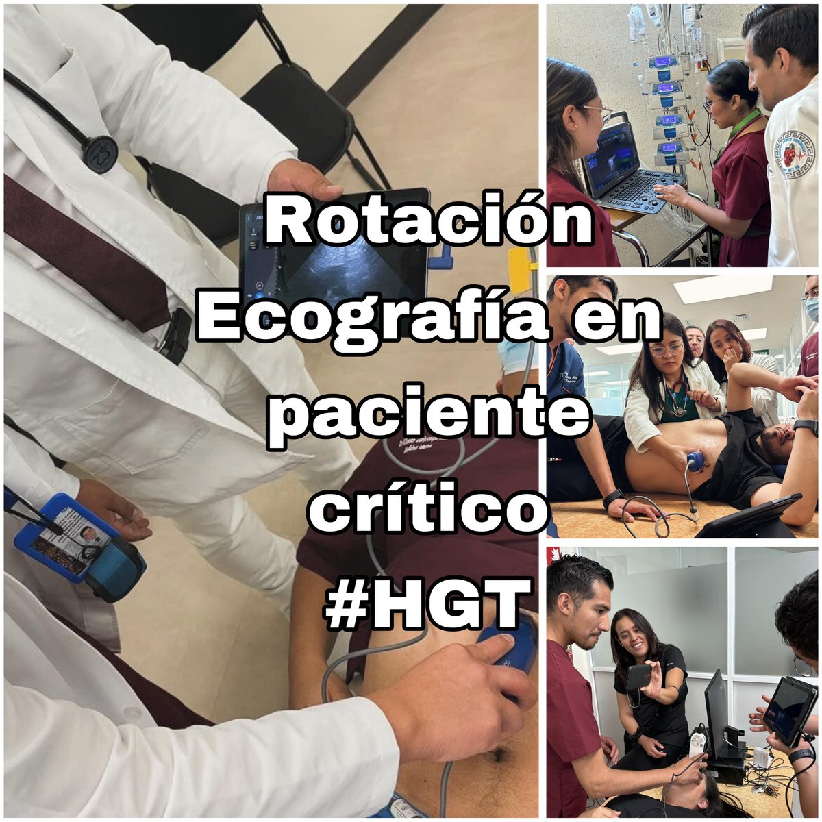 Dr_Dive's tweet photo. Pues como era de esperarse, les ofrecemos la rotación de #Ecografia para #Urgencias #MedInterna #UCI #Anestesiologia #HGT
Por el número de equipos solo podremos aceptar 2 Rotantes por mes a partir de #Marzo2025
Informes en ensenanzahgt@gmail.com
@Berrysophie https://t.co/6AezriETel