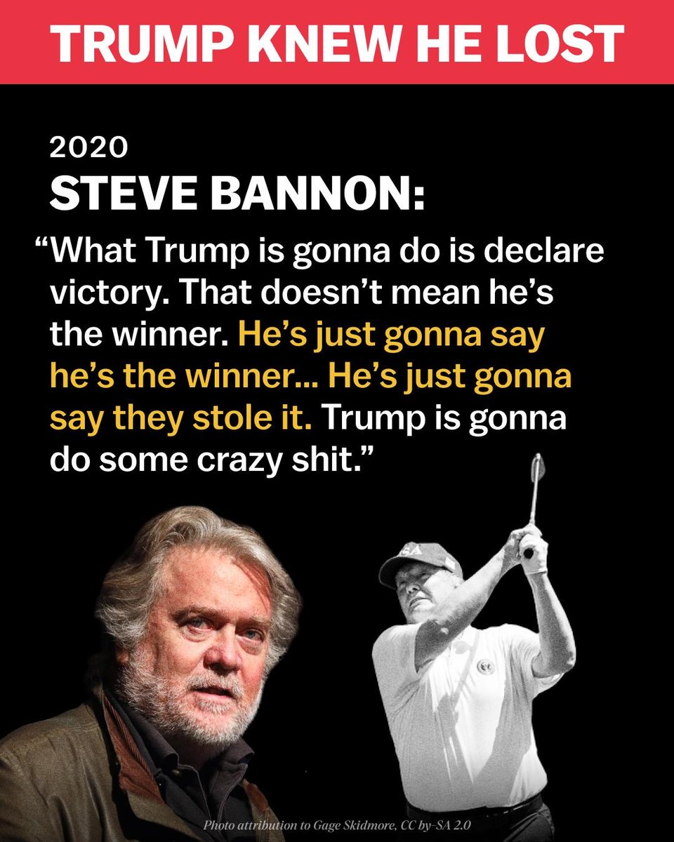 Trump knew he lost and lied about it 👇