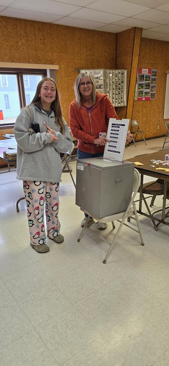 tcav20's tweet photo. First time voter! #TrumpVance2024 @DaniAhrens2 https://t.co/aAeyhncNTb