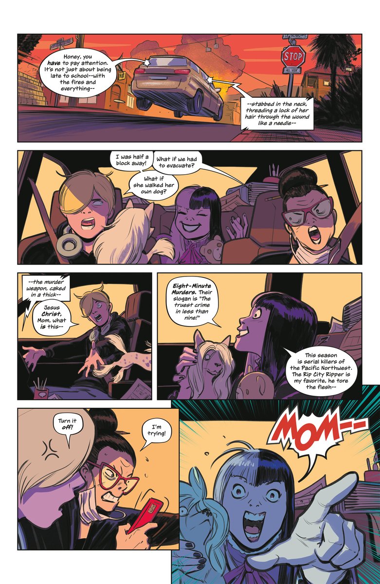 "My daughter has a way of describing this book that’s almost a subtitle for it, “A Very Funny Book About Not Funny Things.” When I heard that I was like, “OOOH! That’s good.”-Kelly Sue DeConnick

More in an all-new interview with DeConnick about her new series FML, out TOMORROW!