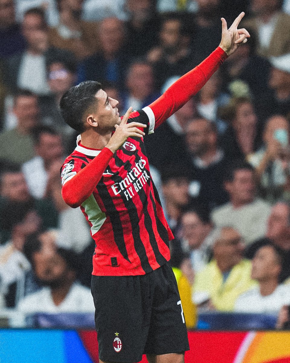 SerieA's tweet photo. Il @acmilan sbanca il Bernabeu!!!🔥❤️🖤

#RealMadridMilan #UCL https://t.co/GAZCpM9LFx