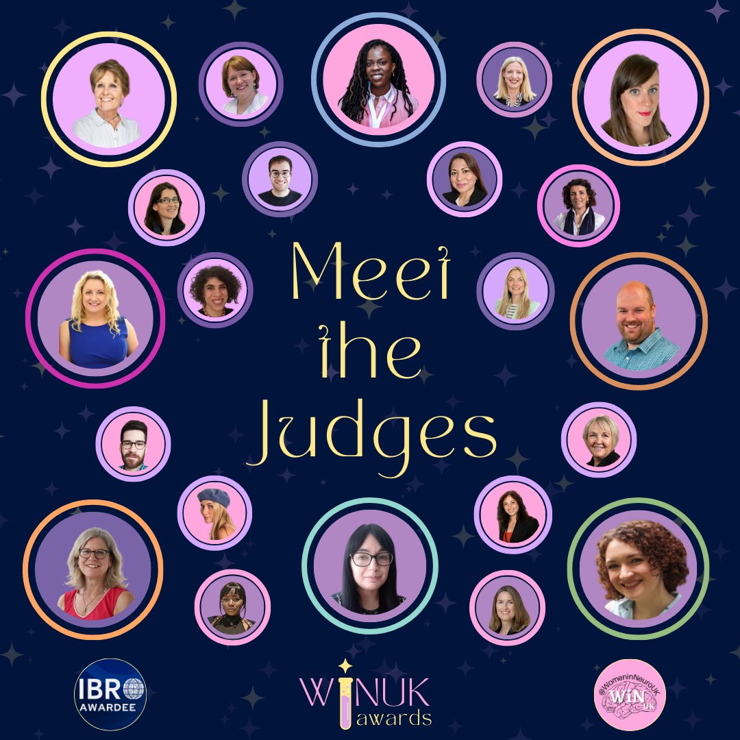 We’re excited to announce the judges for the #WiNUKAwards2024!

The judges have been working hard behind the scenes to score your nominations. It’s thanks to them that we can recognise trailblazers in inclusive neuroscience and exceptional women in research 🌟

🧵1/2