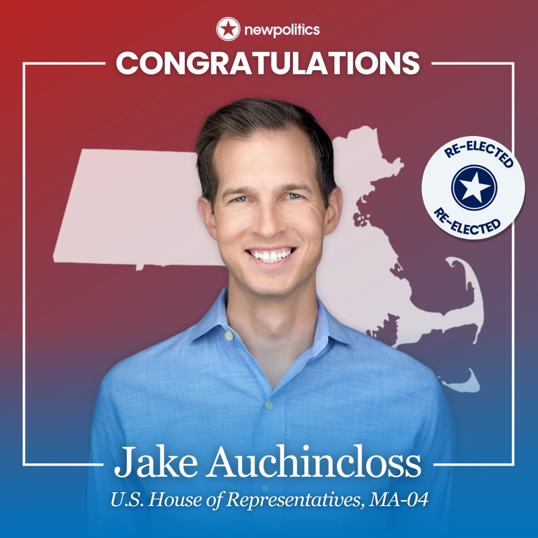 new_poli's tweet photo. Congrats to @RepAuchincloss on re-election to Congress! Your bold vision and dedication to real change inspire us all. Excited to see how you’ll keep transforming Massachusetts for the better! #Reelected #TransformationalLeadership https://t.co/vxv02vWrsa