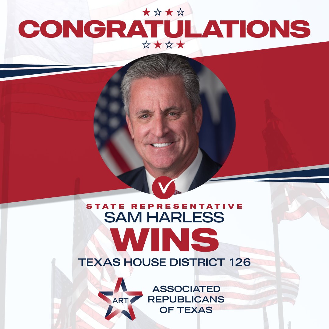 Congratulations! <a href="/SamHarless126/">Sam Harless State Rep District 126</a>