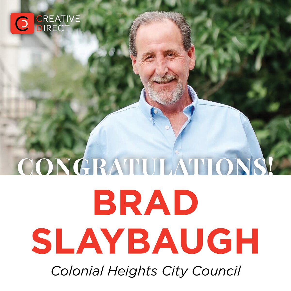 We're proud to be on Team Slaybaugh! Congratulations!