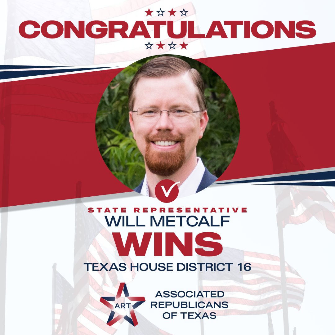 Congratulations! <a href="/willmetcalfTX/">Will Metcalf</a>
