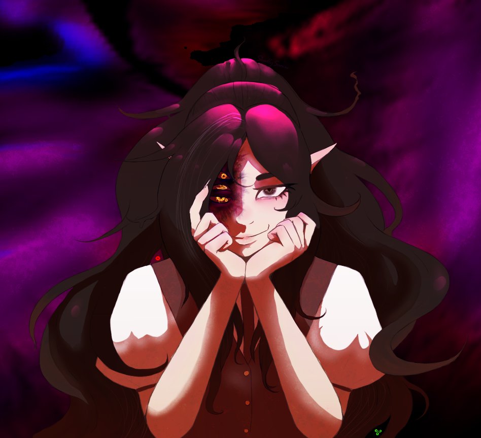 SkullySamm's tweet photo. The Local Eldritch Librarian

#Oc #originalcharacter #Artwork  #digitalart https://t.co/AXkPAGKIJN